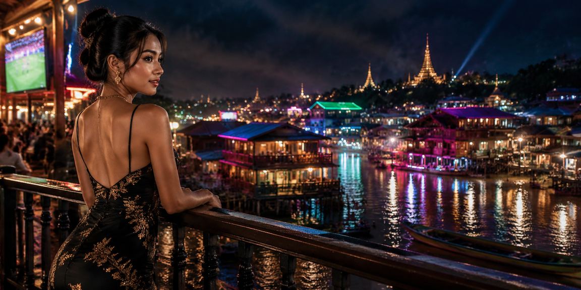 Inle ရေကန် ညဈေးကွက်ပန်းခြံ